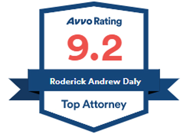 Avvo Rating | 9.2 | Roderick Andrew Daly | Top Attorney