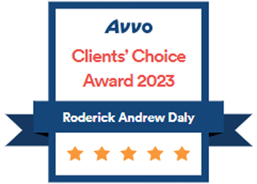 Avvo | Clients' Choice Award 2023 | Roderick Andrew Daly